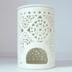 Ceramic Oil Burner  - White (105Mm X105Mm X115Mm) - Image 3