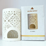 Ceramic Oil Burner  - White (105Mm X105Mm X115Mm) - Image 2