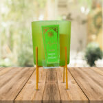 Scented Candles In Frosted Colored Glass Votive W/ Metal Stand 120gm - Paraffin Wax - Image 3