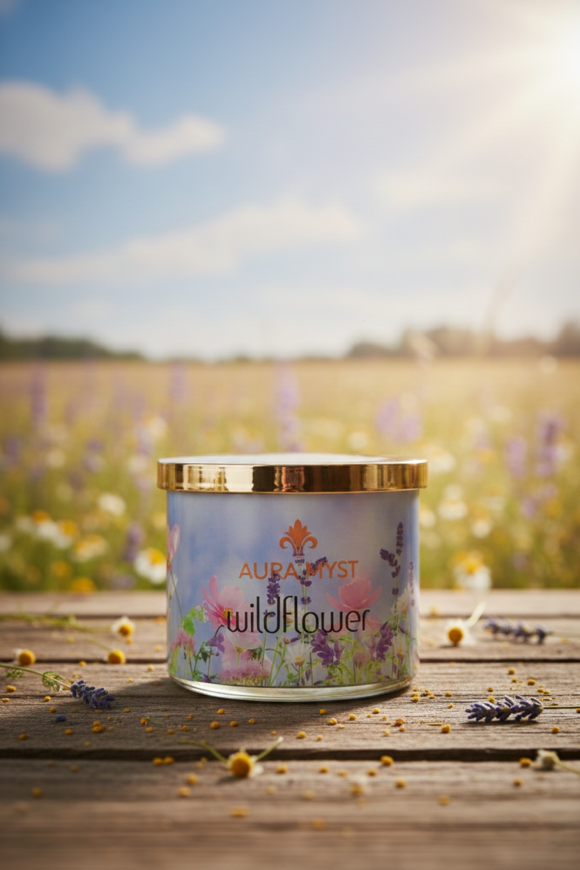 3 Wick Glass Jar Candle - 14oz - Image 14