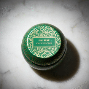 Kiwi Pear Mini Printed Tin Candle