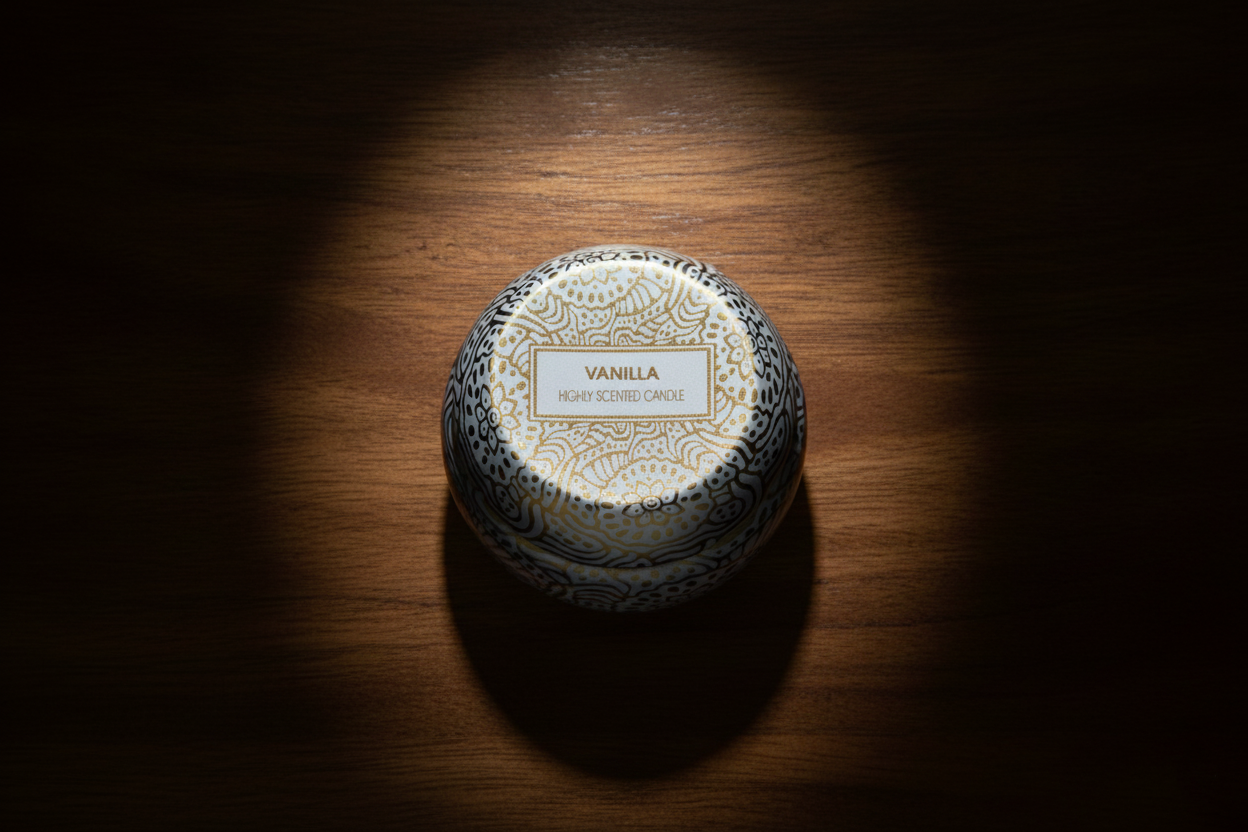 Mini Printed Tin Candle - Image 4